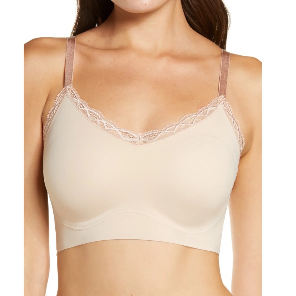 True & Co True Body with Lace Trim Lift Bralette
